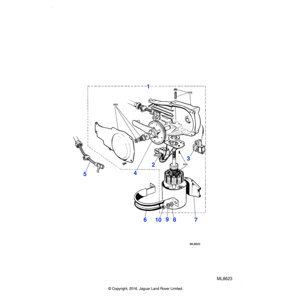 606929 - Jaguar Retaining strap