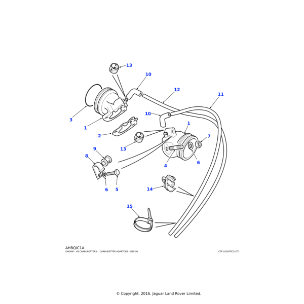 573256 - Land Rover Tie-cable