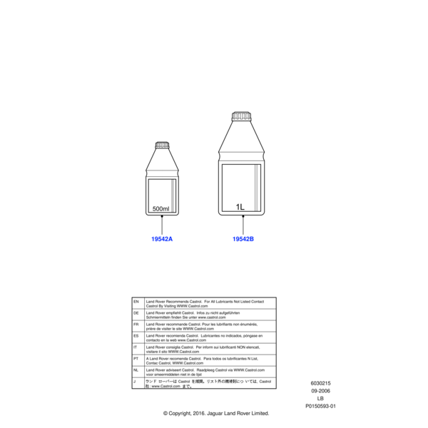 LR052653 - Land Rover Fluid - Brake