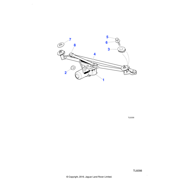 FN108041J - Jaguar Flanged nut