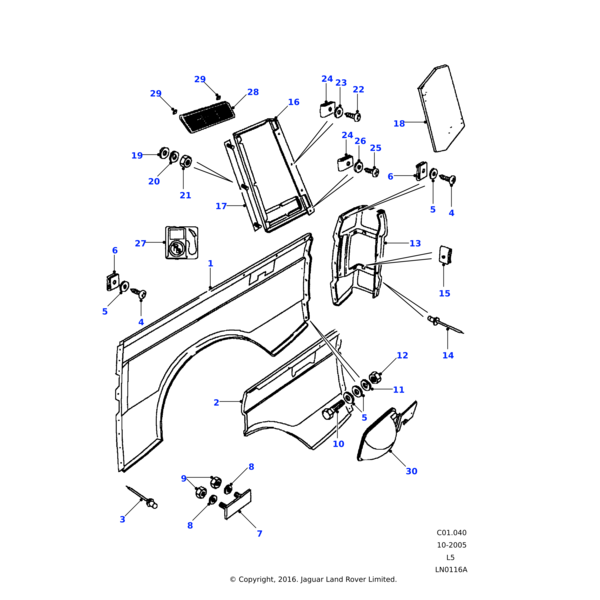390515 - Land Rover Vent-air extractor