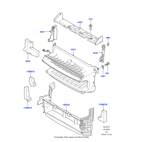 AZ610081 - Land Rover Screw