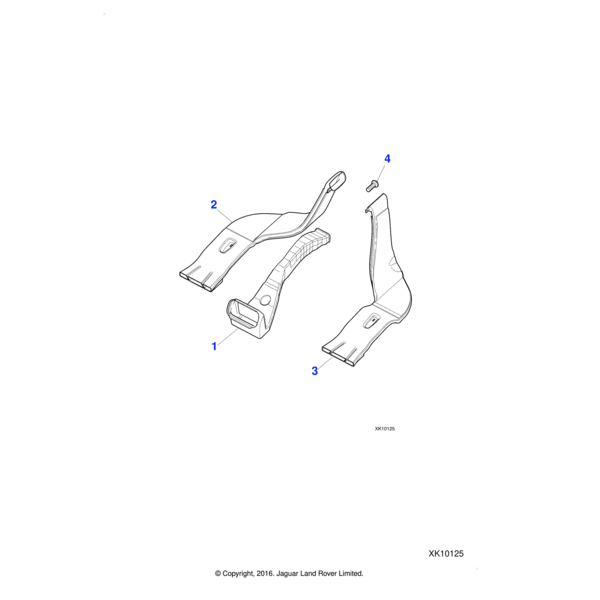 C2C11936 - Jaguar Air duct