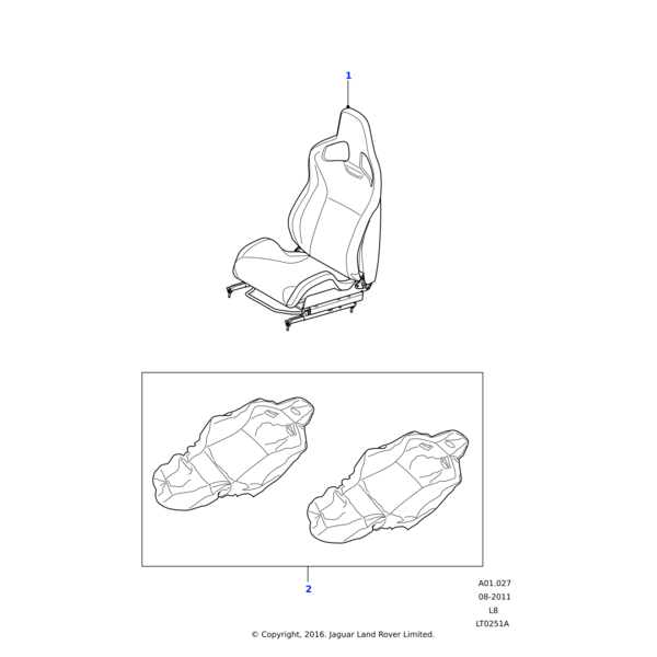 Recaro Front Seat Kit - Right Side