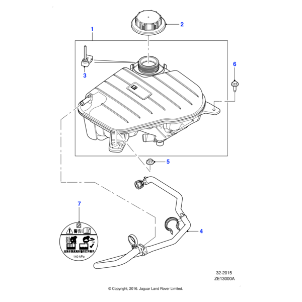 C2Z6566 - Jaguar Low coolant warning sensor