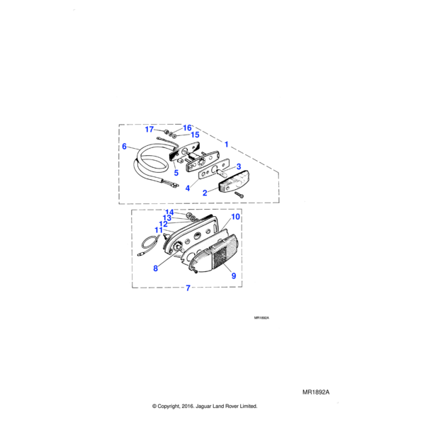 608312J - Jaguar Gasket