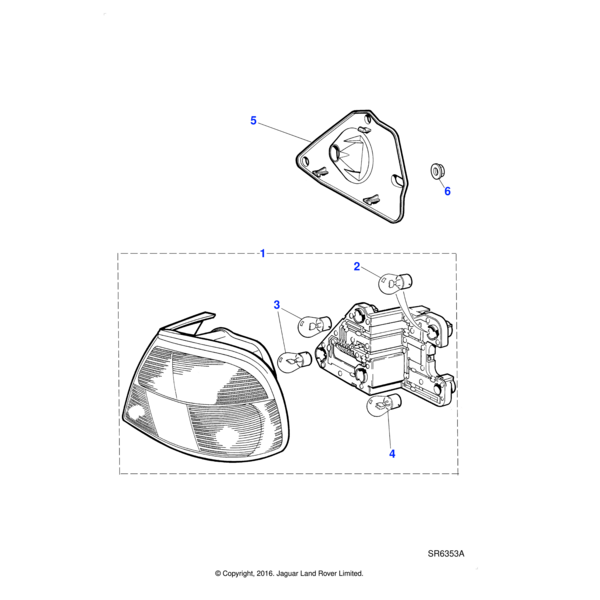 DBC12265 - Jaguar Direction indicator lamp bulb