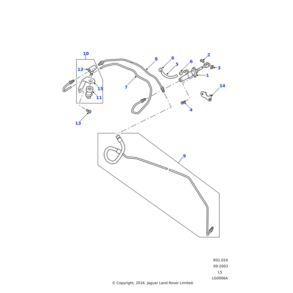 ANR6728 - Land Rover Master cylinder clutch