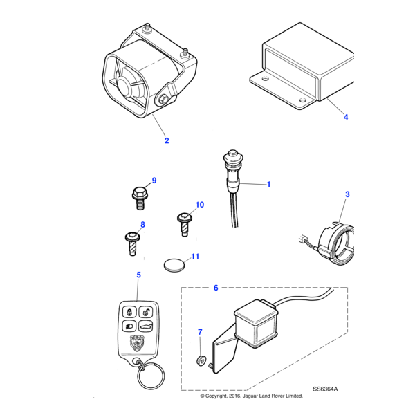 JLM11905 - Jaguar Button Battery