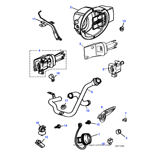 C2C22719 - Jaguar Nut and washer