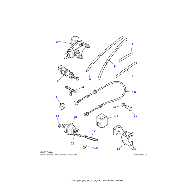 AMR3379 - Land Rover Bracket-pump/actuator