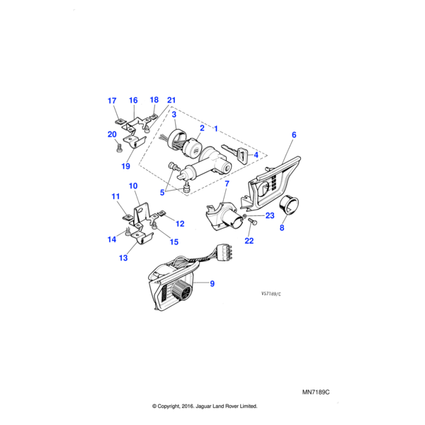 78723 - Jaguar Spire nut