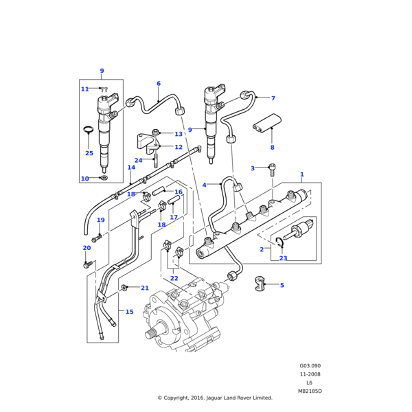 8510027 - Land Rover Injector-fuel multi point injection