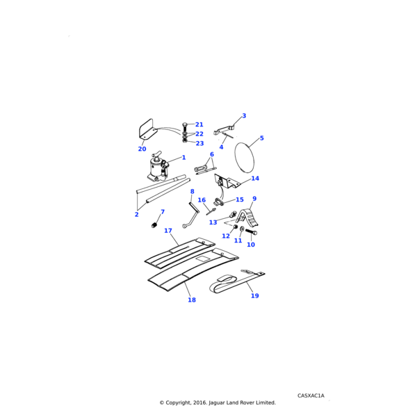 ANR1844 - Land Rover Jack-hydraulic