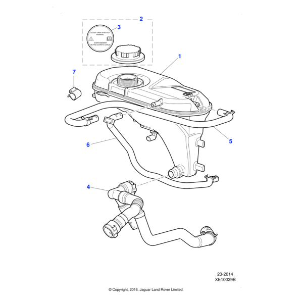 AJ811771 - Jaguar Hose