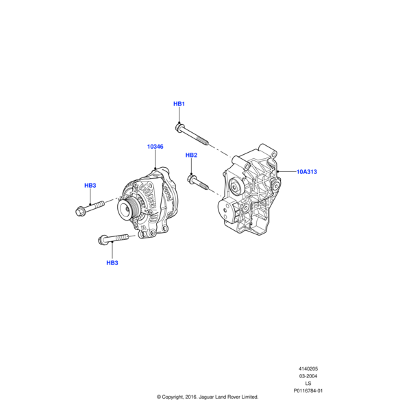 FB108167 - Land Rover Bolt