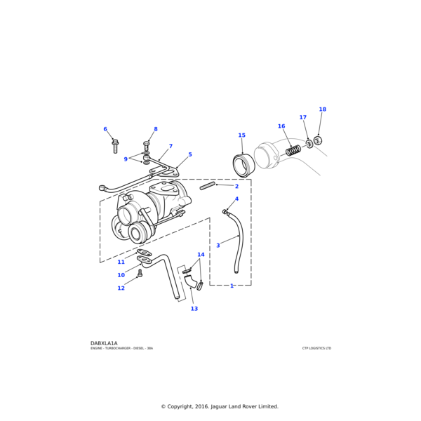 ESR1695 - Land Rover Nut - Hex.