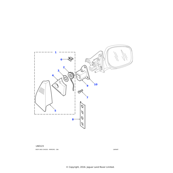 AFU1218 - Land Rover Washer-Plain