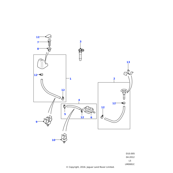 ACU1744 - Land Rover Nut-lokut