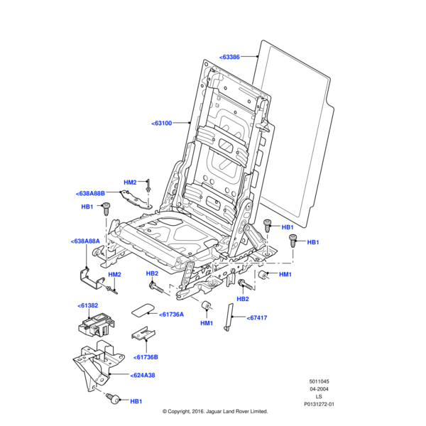 BYG500130 - Land Rover Bolt-shouldered