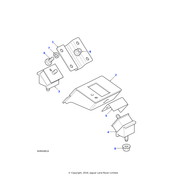ANR3138 - Land Rover Heatshield assembly exhaust-downpipe