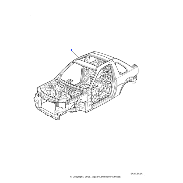 AAB490190 - Land Rover Body Shell