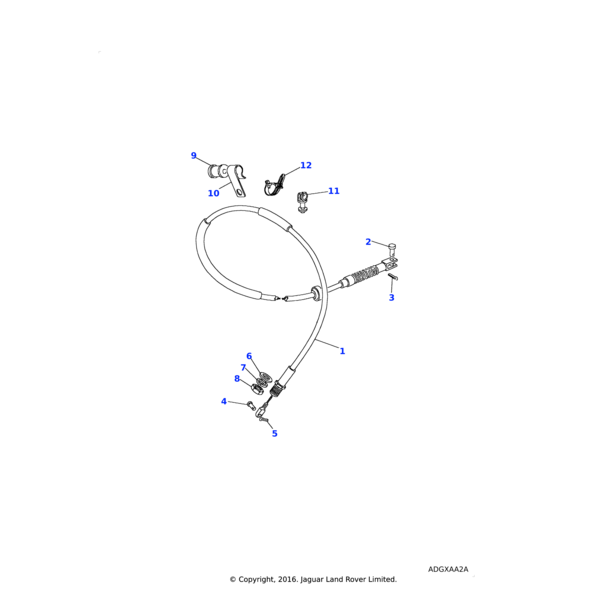 562481 - Land Rover Pin-clevis/pivot