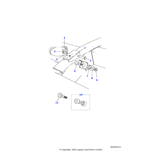 595099 - Land Rover Tie rod