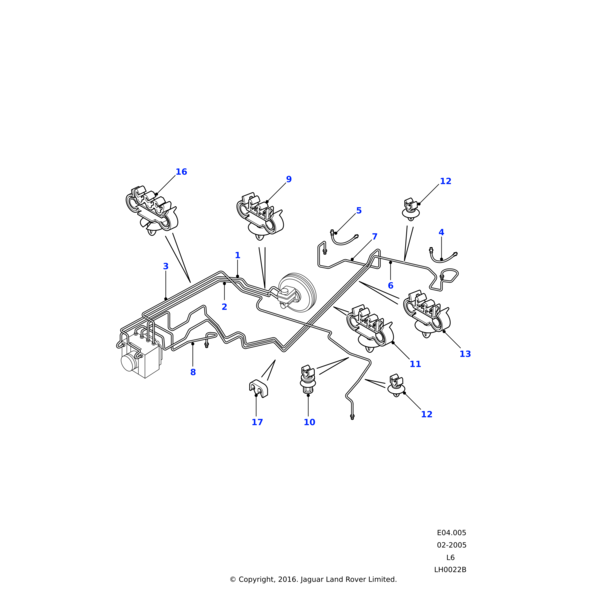 ANR6001 - Land Rover Clip - Brake Pipe