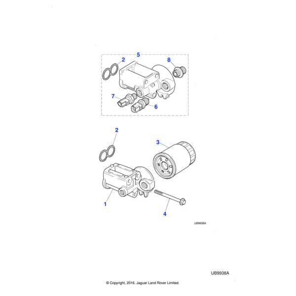 AJ81209 - Jaguar Bolt And Washer