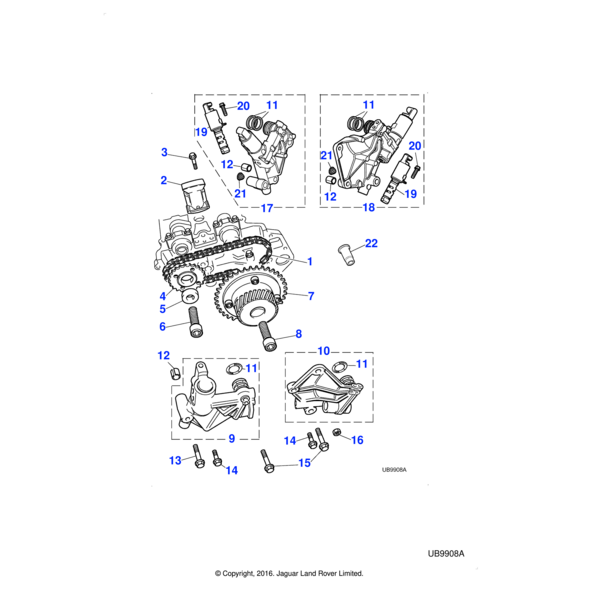 AJ810449 - Jaguar Module carrier