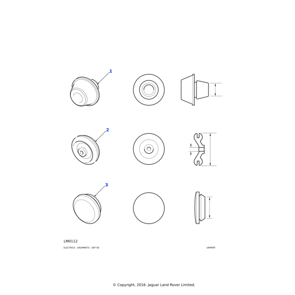 233566 - Land Rover Grommet