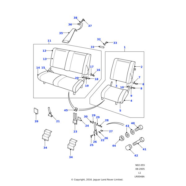 315264 - Land Rover Clip-trim retention