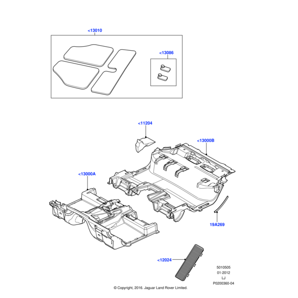 EDV500210 - Land Rover Finisher-edge strip