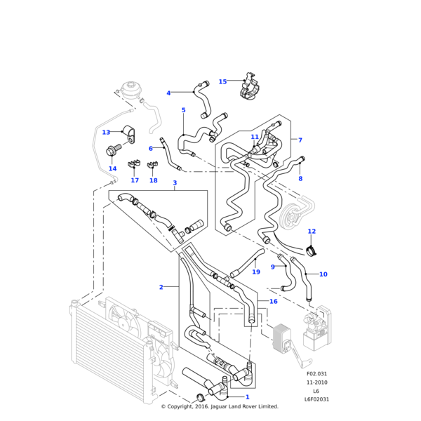 8510069 - Land Rover Hose