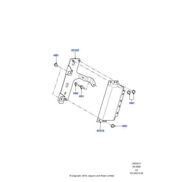 ABU780300 - Land Rover Bracket