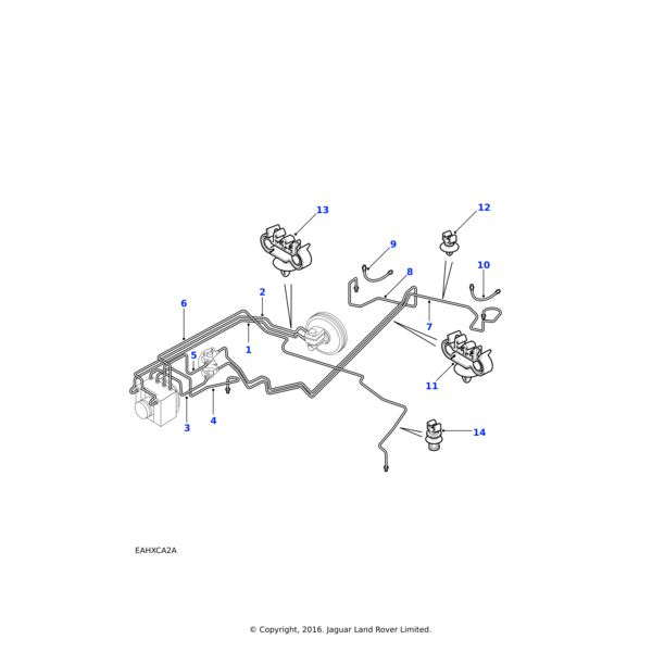 ANR5618 - Land Rover Pipe - Brake