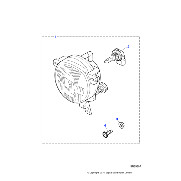 DBC11313 - Jaguar Headlamp bulb