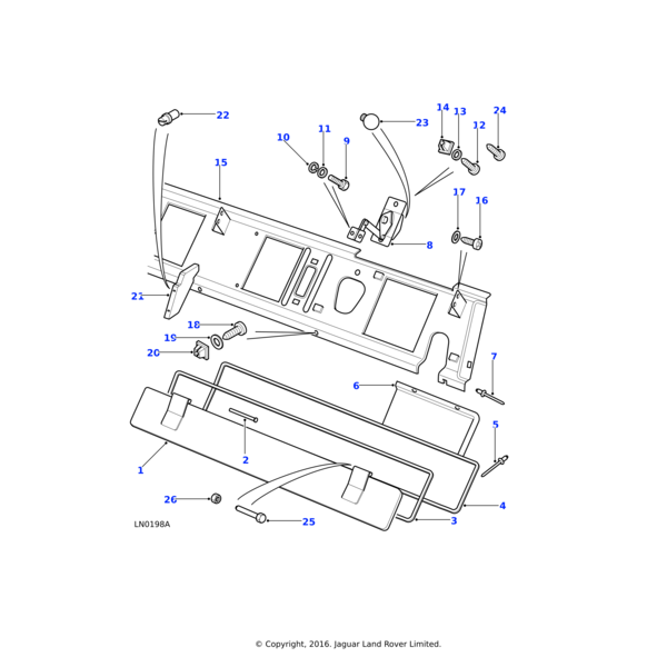 AB608054L - Land Rover Screw