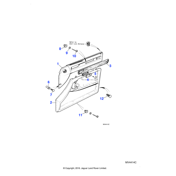 AB608081J - Jaguar Screw