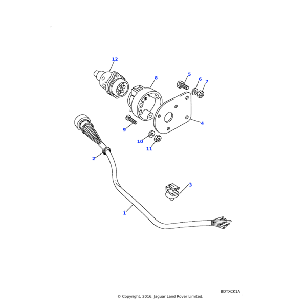 579409D - Land Rover Socket-electrical towing