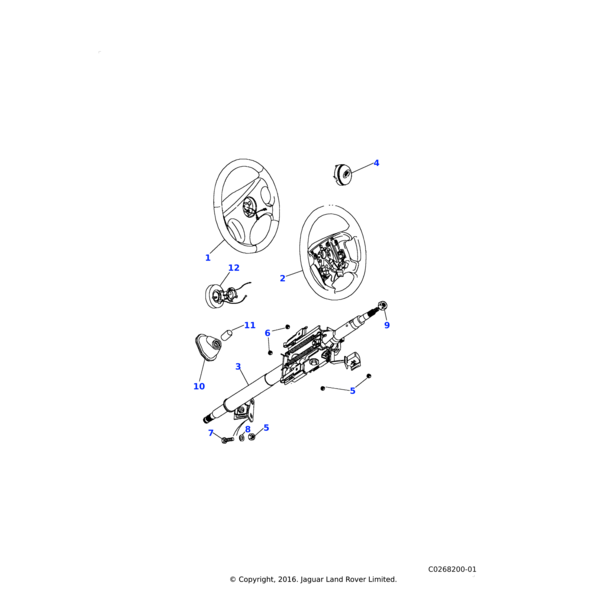 DBP3067L - Land Rover Nut - Hex.