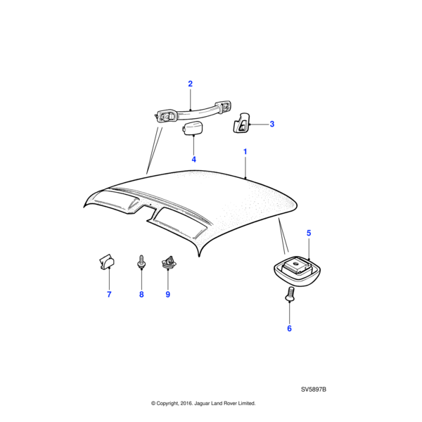 AC608041J - Jaguar Screw