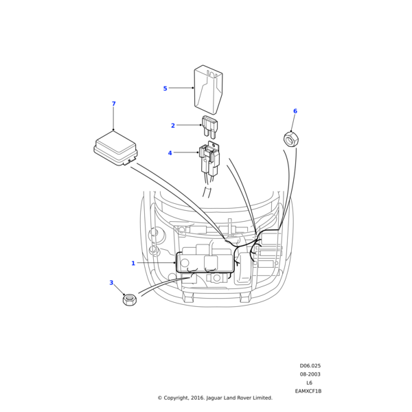 AAU9091L - Land Rover Nut-flange