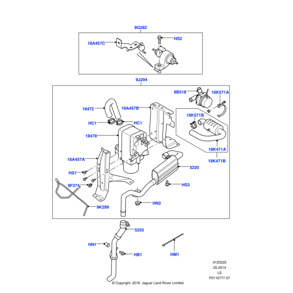FS106257L - Land Rover Screw