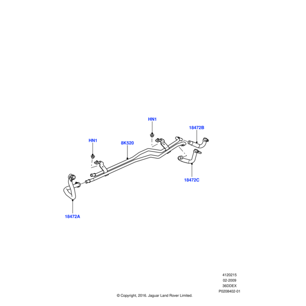 CYH10001 - Land Rover Nut-plastic