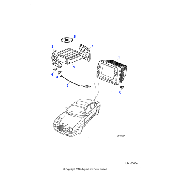 C2C11185 - Jaguar Navigation DVD disc