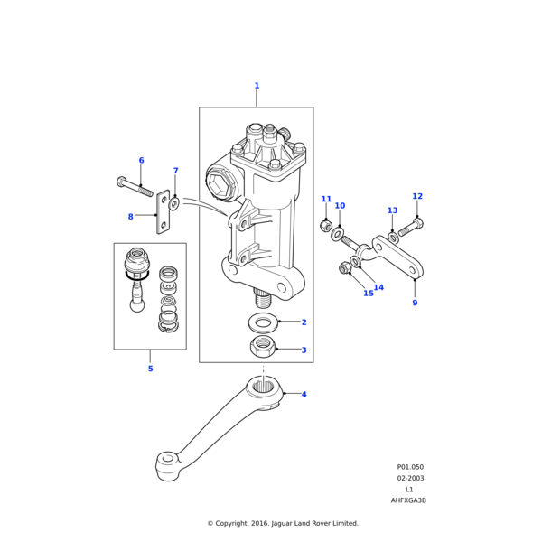 594946 - Land Rover Bar-tie-bent forging