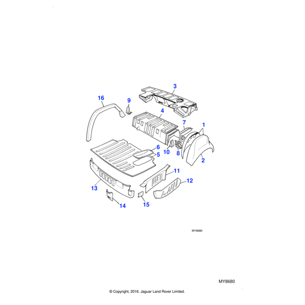 10790 - Jaguar Frame bracket