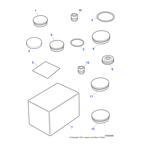 BEC12564 - Jaguar Foam block